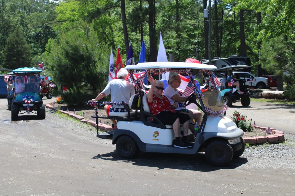 Camp Cardinal 4th of July parade