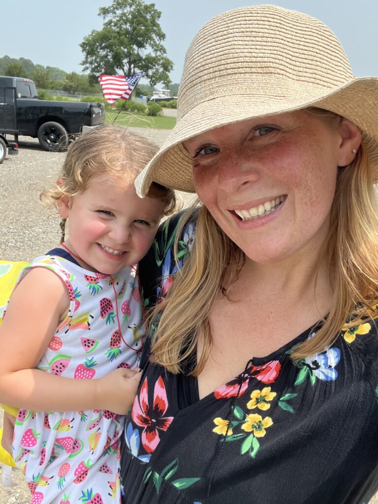 Mom and Daughter at Camp Cardinal RV Resort